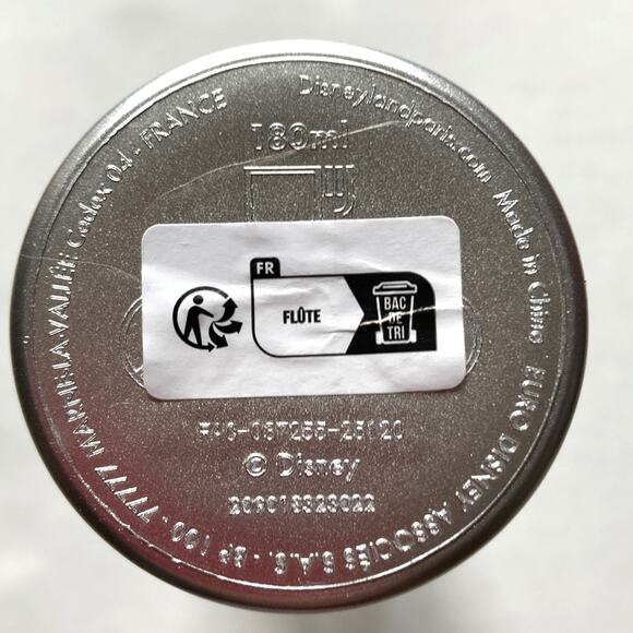 Disneyland Paris Exclusive Silver & Black Castle Tumblers/Champagne Flute/Glass - Picture 4 of 5